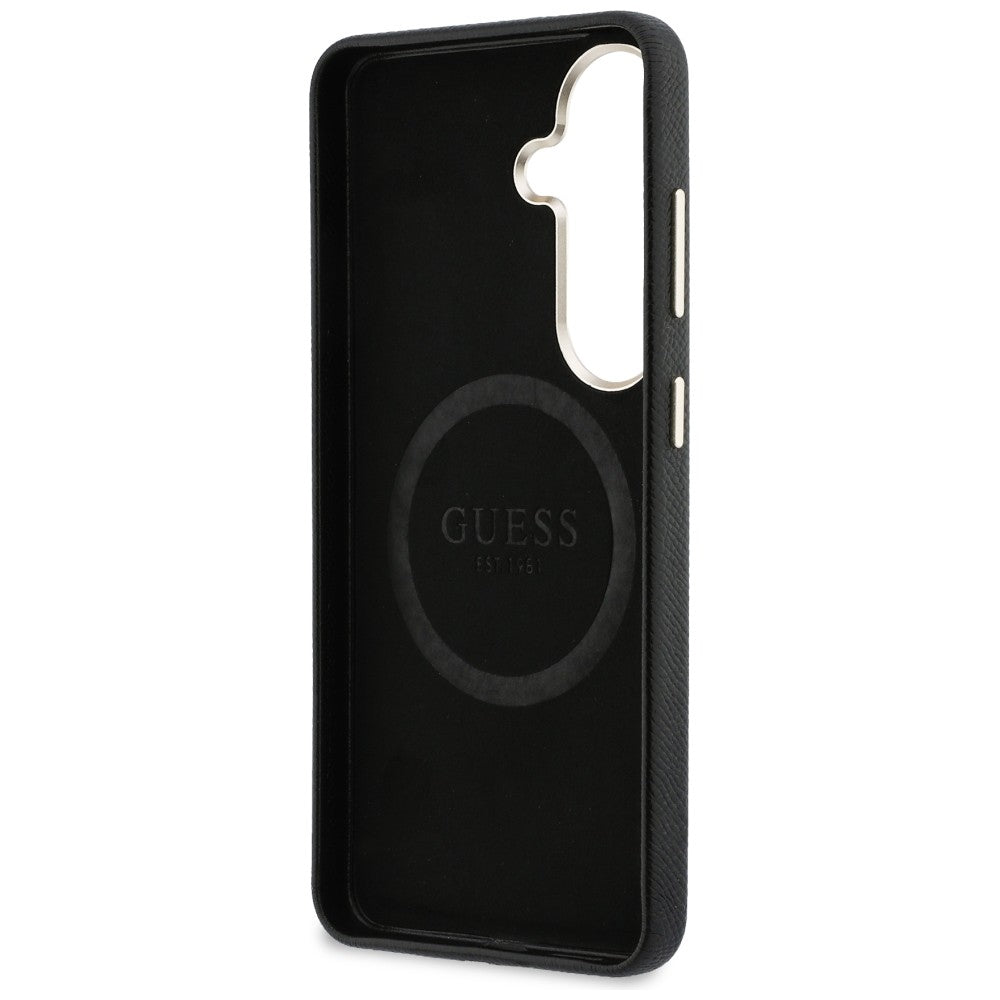 Futrola za Samsung Galaxy S26 S942, Guess, Rhinestone Round Logo, Crna