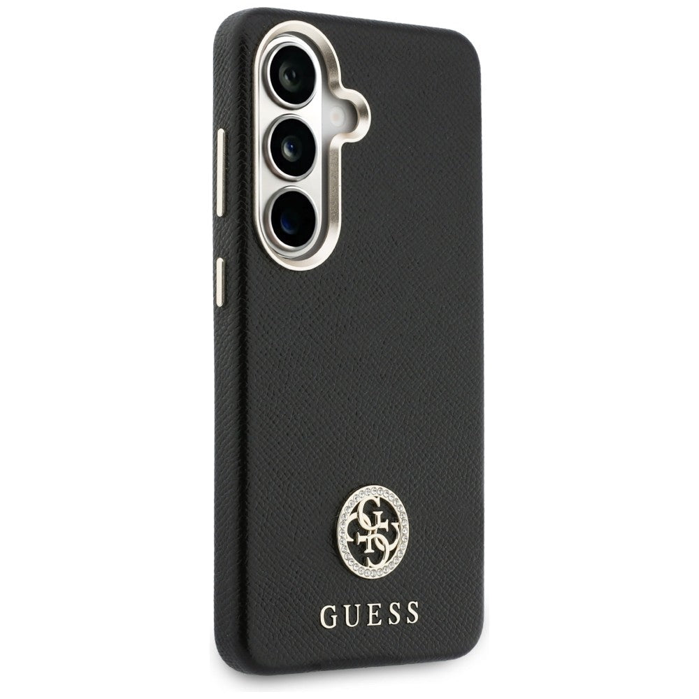Futrola za Samsung Galaxy S26 S942, Guess, Rhinestone Round Logo, Crna