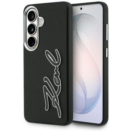 Futrola za Samsung Galaxy S26 S942, Karl Lagerfeld, Signature Resin Logo, Crna