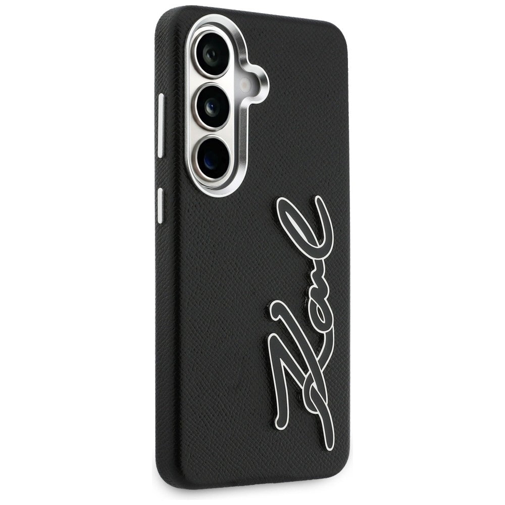 Futrola za Samsung Galaxy S26 S942, Karl Lagerfeld, Signature Resin Logo, Crna