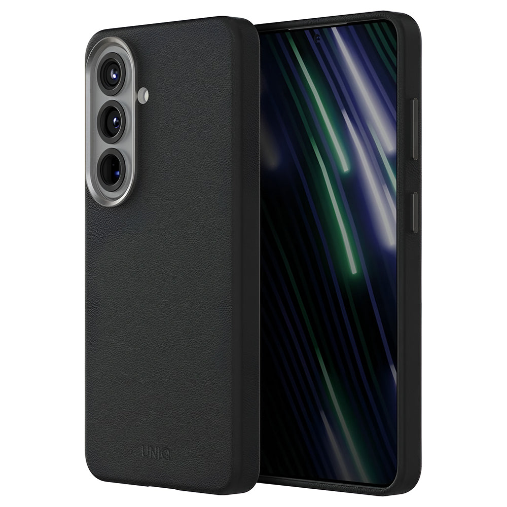 Futrola za Samsung Galaxy S26 S942, UNIQ, Lyden Leatherette, Crna