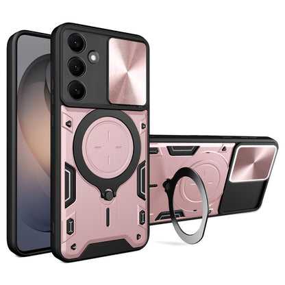 Futrola za Samsung Galaxy S26 S942, Techsuit, CamGuard Pro, Roze Zlatna