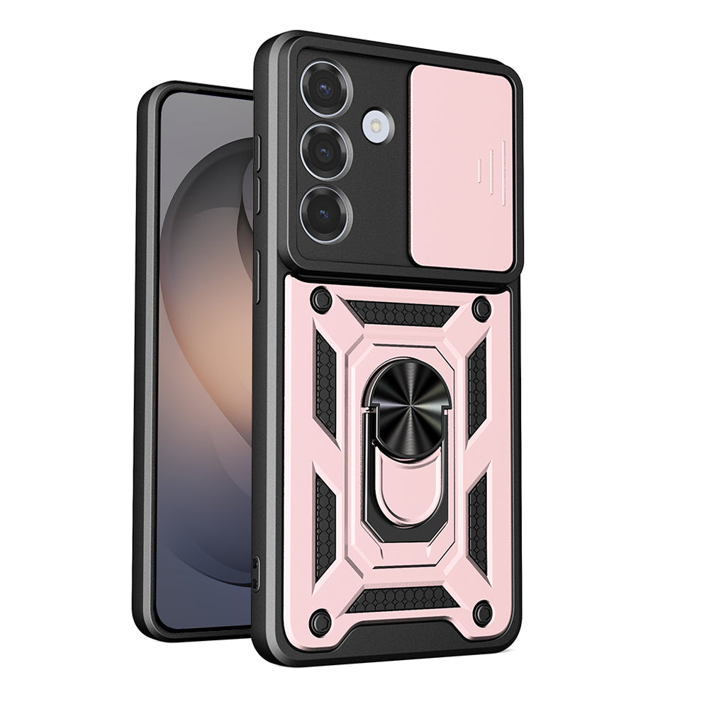 Futrola za Samsung Galaxy S26, Techsuit, CamShield, Roze Zlato