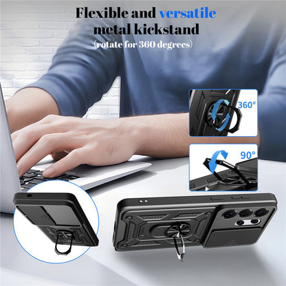 Futrola za Samsung Galaxy S26, Techsuit, CamShield, Roze Zlato