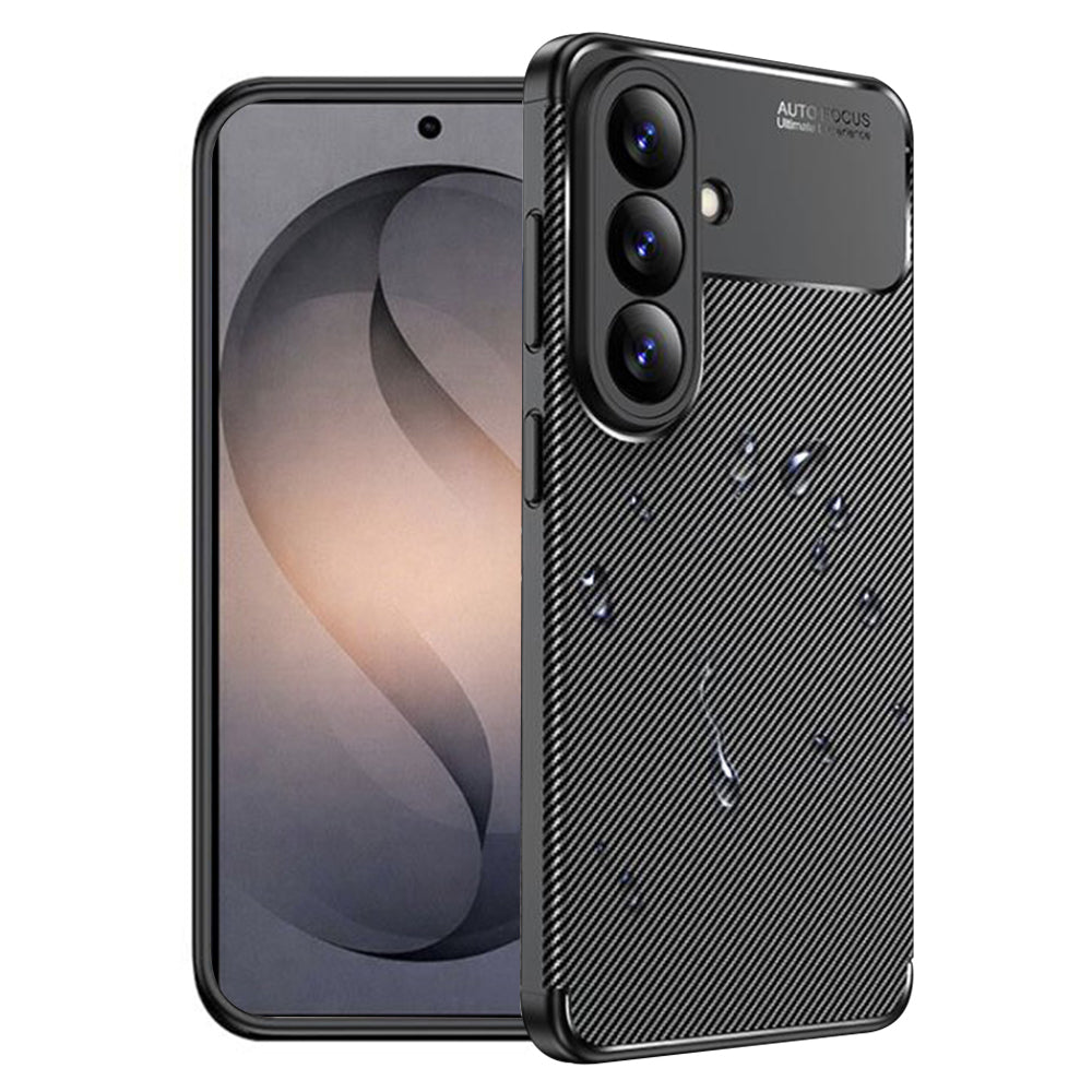 Futrola za Samsung Galaxy S26, Techsuit, CarbonFiber, Crna