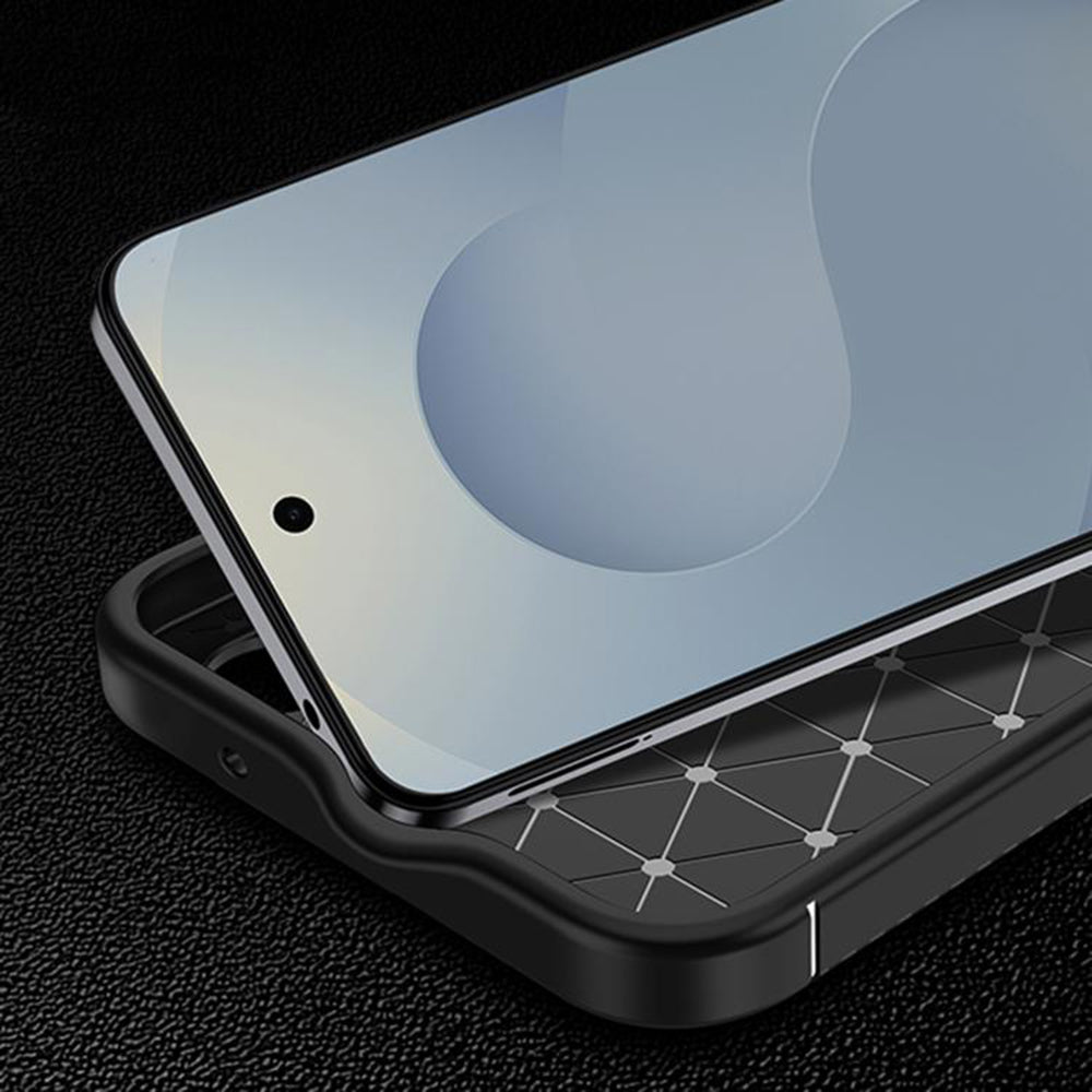 Futrola za Samsung Galaxy S26, Techsuit, CarbonFiber, Crna