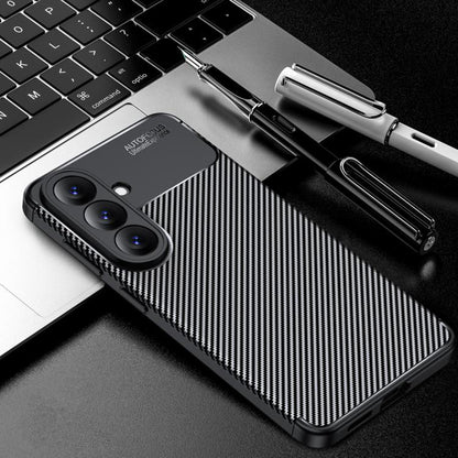 Futrola za Samsung Galaxy S26, Techsuit, CarbonFiber, Crna