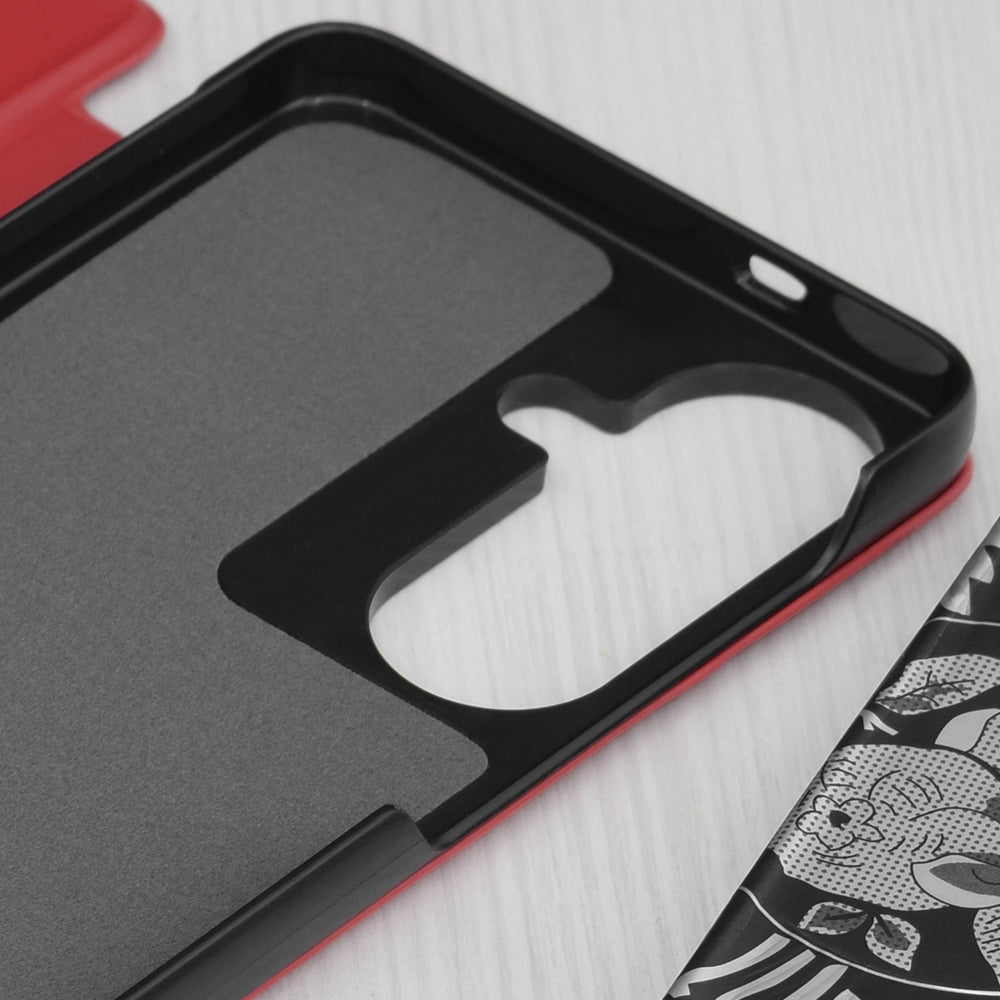 Futrola za Samsung Galaxy S26, Techsuit, eFold, Crvena