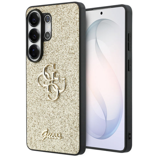 Futrola za Samsung Galaxy S26 Ultra S948, Guess, Fixed Glitter Big 4G Metal Frame, Zlatna