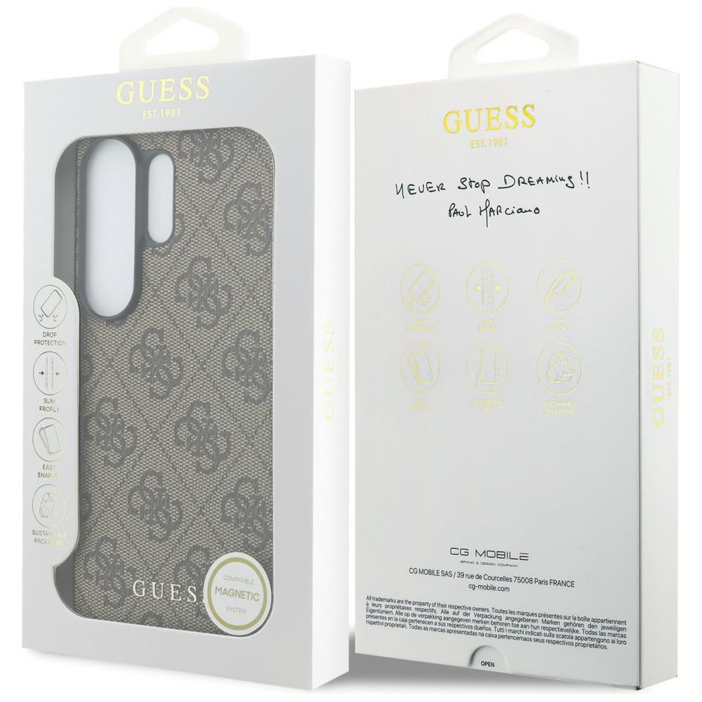 Futrola za Samsung Galaxy S26 Ultra S948, Guess, 4G Classic Logo Charm, Braon