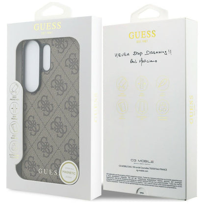 Futrola za Samsung Galaxy S26 Ultra S948, Guess, 4G Classic Logo Charm, Braon