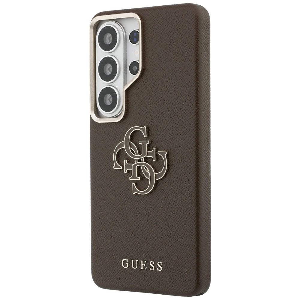 Futrola za Samsung Galaxy S26 Ultra S948, Guess, 4G Grained Big and Classic Logo, Braon