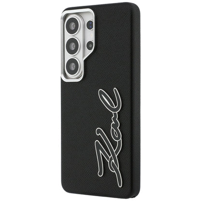 Futrola za Samsung Galaxy S26 Ultra S948, Karl Lagerfeld, Signature Resin Logo, Crna