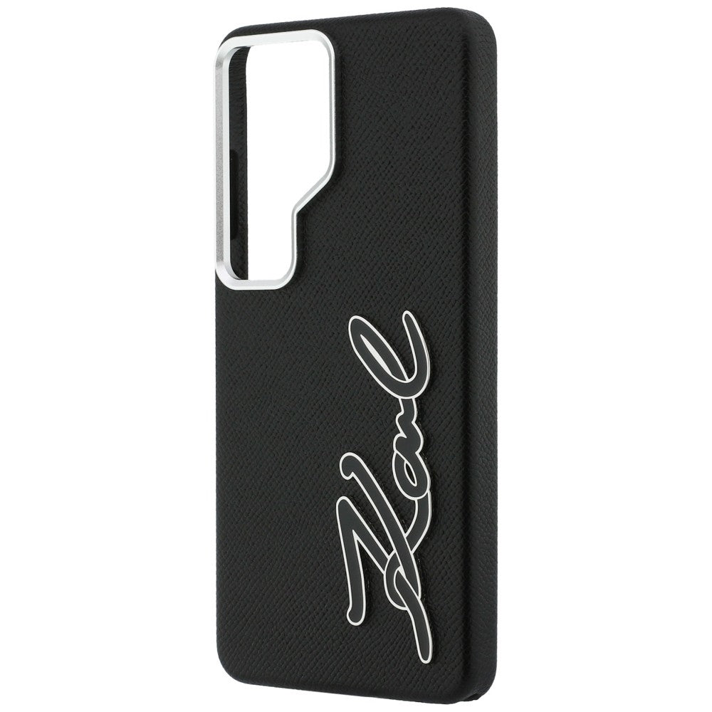 Futrola za Samsung Galaxy S26 Ultra S948, Karl Lagerfeld, Signature Resin Logo, Crna