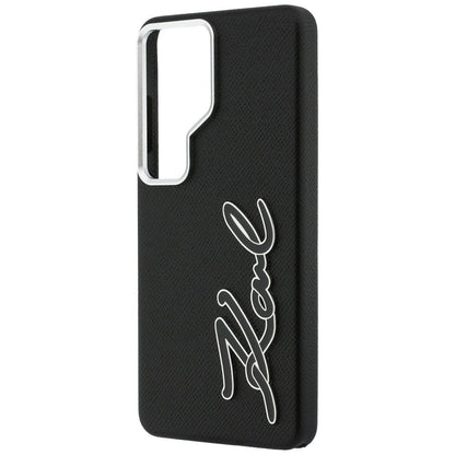 Futrola za Samsung Galaxy S26 Ultra S948, Karl Lagerfeld, Signature Resin Logo, Crna