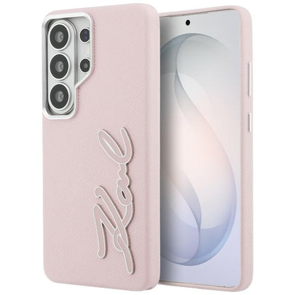Futrola za Samsung Galaxy S26 Ultra S948, Karl Lagerfeld, Signature Resin Logo, Roze