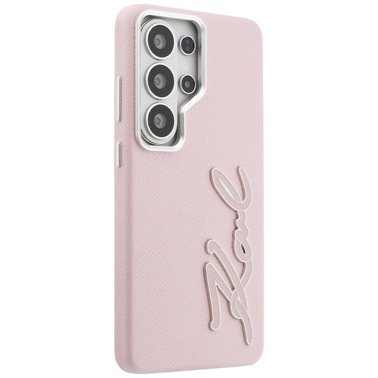Futrola za Samsung Galaxy S26 Ultra S948, Karl Lagerfeld, Signature Resin Logo, Roze