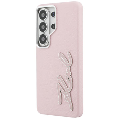 Futrola za Samsung Galaxy S26 Ultra S948, Karl Lagerfeld, Signature Resin Logo, Roze