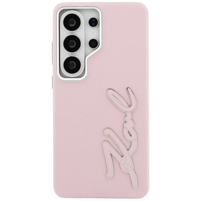 Futrola za Samsung Galaxy S26 Ultra S948, Karl Lagerfeld, Signature Resin Logo, Roze