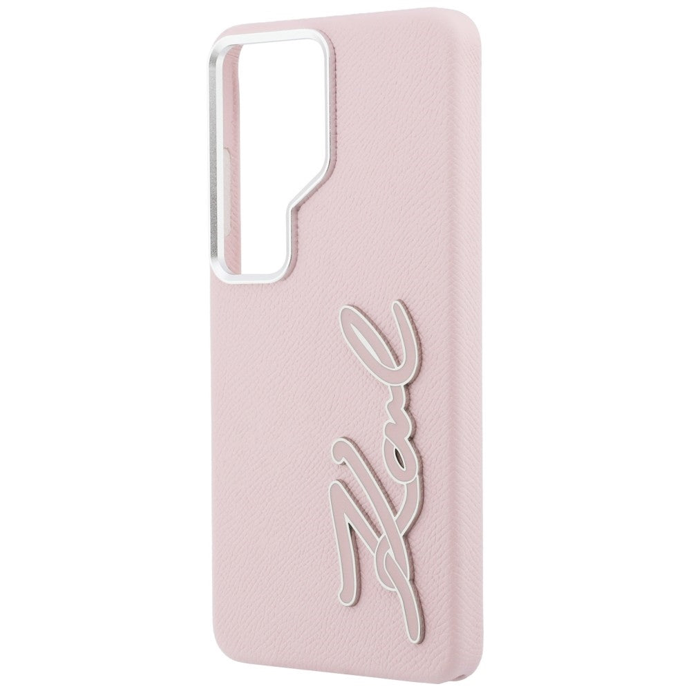Futrola za Samsung Galaxy S26 Ultra S948, Karl Lagerfeld, Signature Resin Logo, Roze