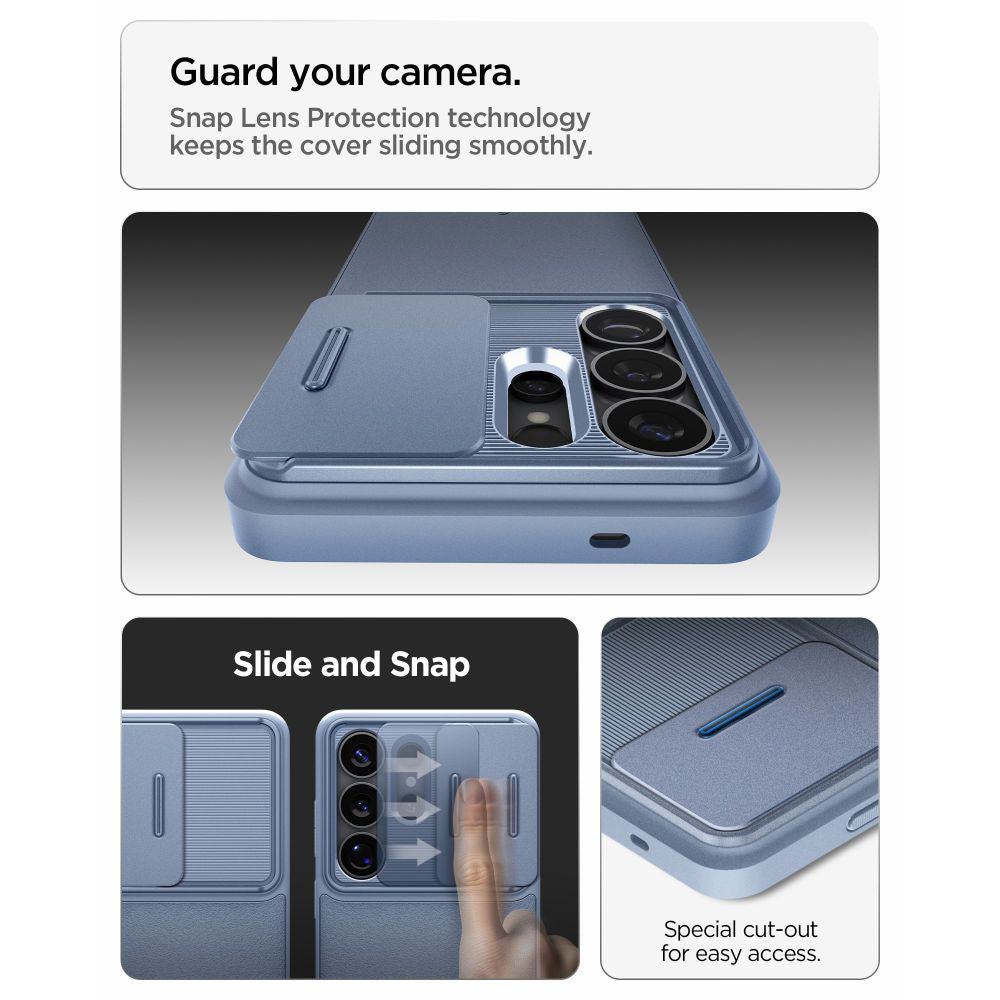Futrola za Samsung Galaxy S26 Ultra S948, Spigen, Optik Armor, Plava ACS11226