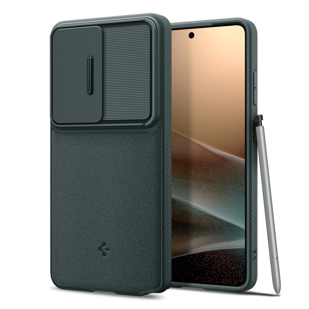 Futrola za Samsung Galaxy S26 Ultra S948, Spigen, Optik Armor, Zelena ACS10688