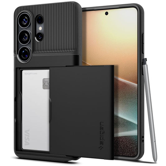 Husa za Samsung Galaxy S26 Ultra S948, Spigen, Slim Armor CS, Crna ACS11036