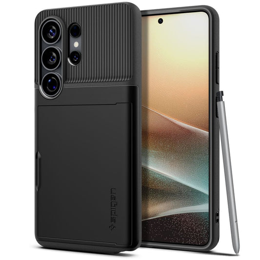 Husa za Samsung Galaxy S26 Ultra S948, Spigen, Slim Armor CS, Crna ACS11036