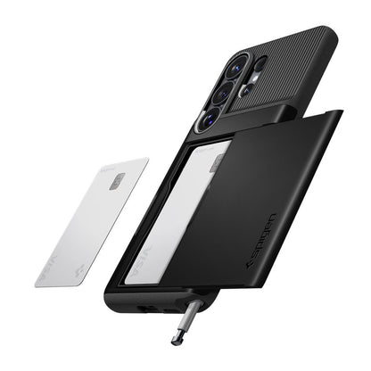 Husa za Samsung Galaxy S26 Ultra S948, Spigen, Slim Armor CS, Crna ACS11036