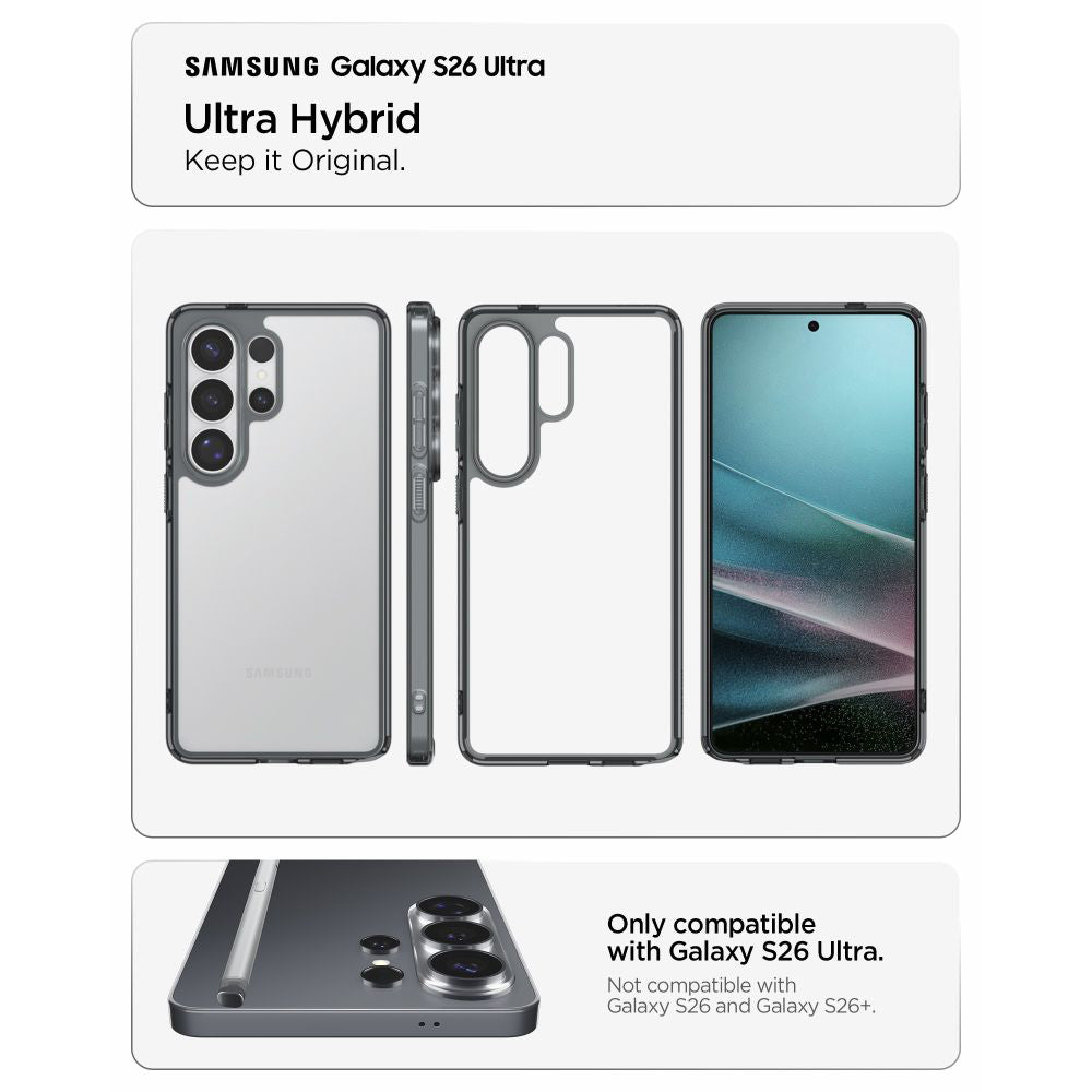 Futrola za Samsung Galaxy S26 Ultra S948, Spigen, Ultra Hybrid, Dim ACS10678