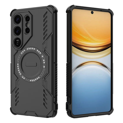 Futrola MagSafe za Samsung Galaxy S26 Ultra, Techsuit, ArmorMag, Crna