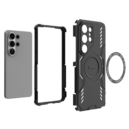 Futrola MagSafe za Samsung Galaxy S26 Ultra, Techsuit, ArmorMag, Crna