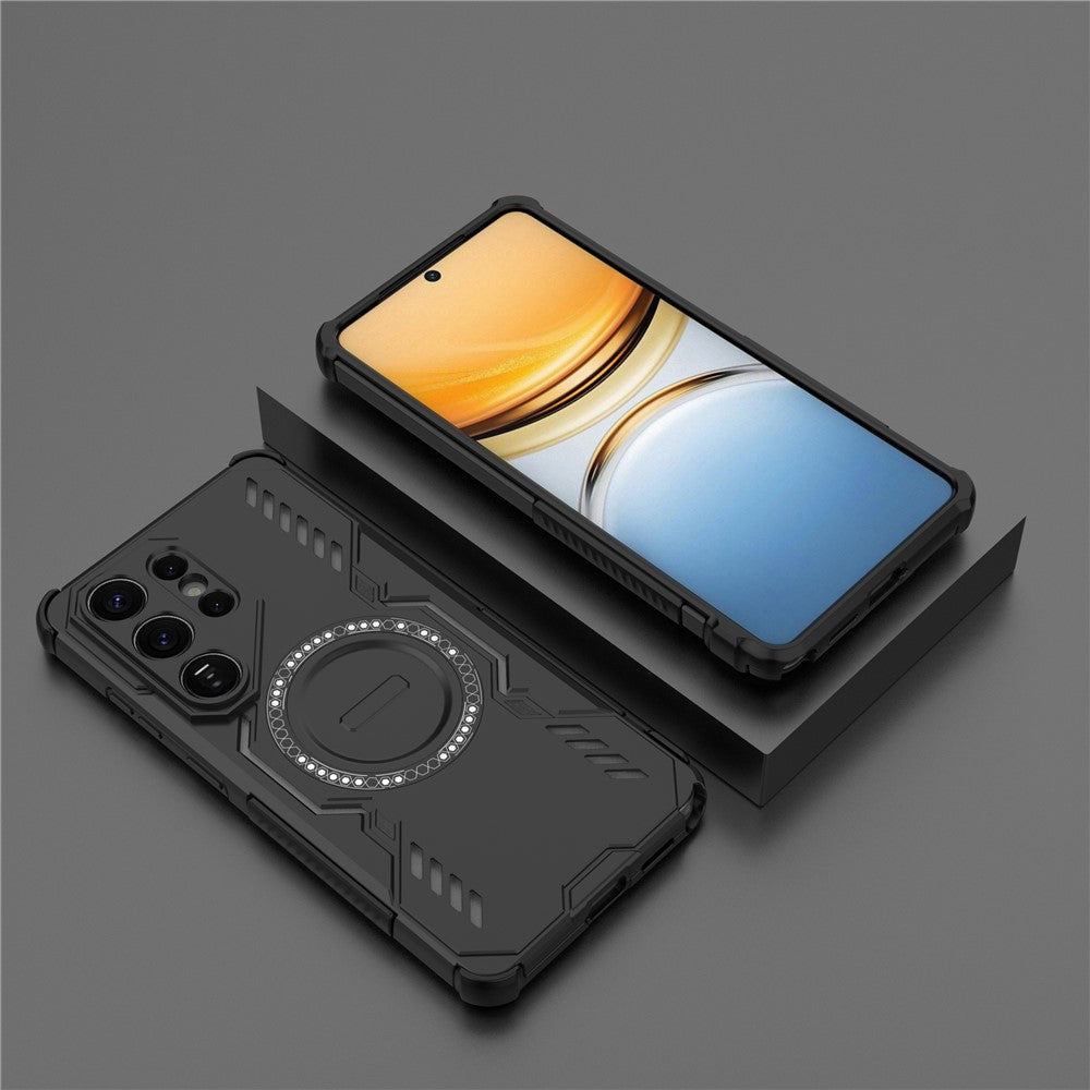 Futrola MagSafe za Samsung Galaxy S26 Ultra, Techsuit, ArmorMag, Crna