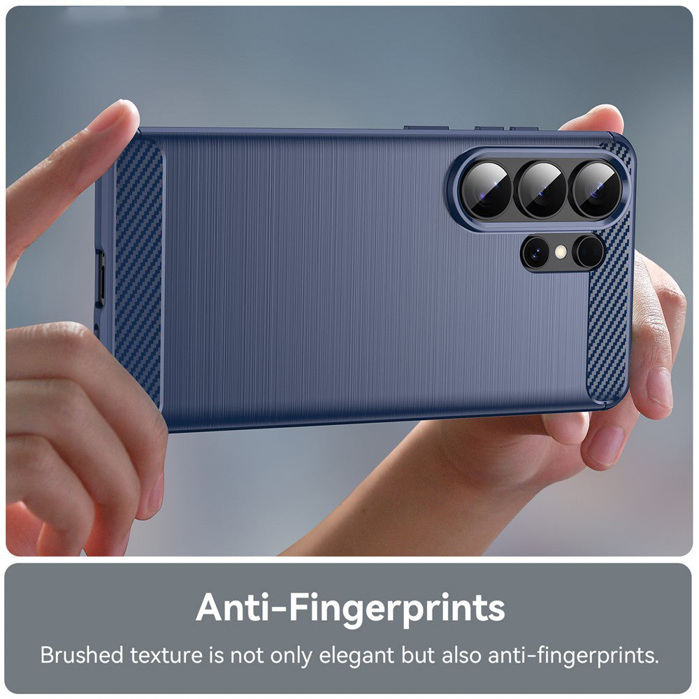 Futrola za Samsung Galaxy S26 Ultra S948, Techsuit, Karbon, Plava