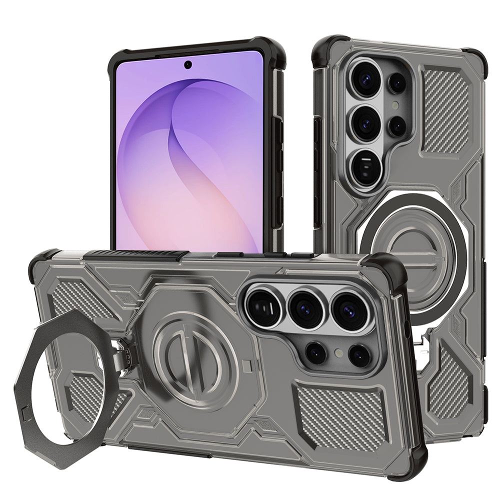 Futrola za Samsung Galaxy S26 Ultra S948, Techsuit, Carbon Shield Pro, Dimljena