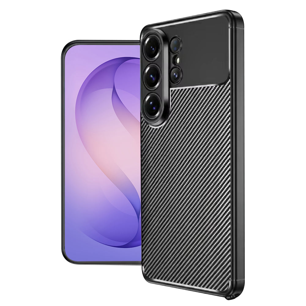 Futrola za Samsung Galaxy S26 Ultra, Techsuit, CarbonFiber, Crna