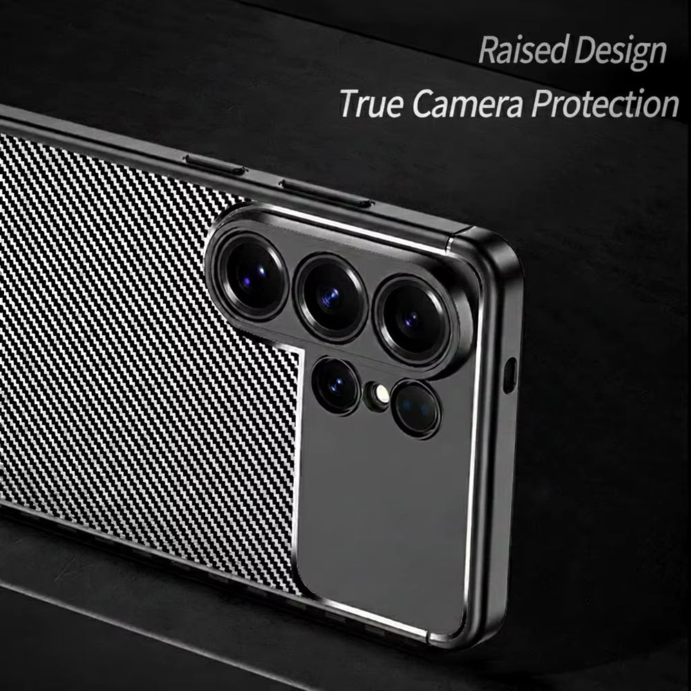 Futrola za Samsung Galaxy S26 Ultra, Techsuit, CarbonFiber, Crna