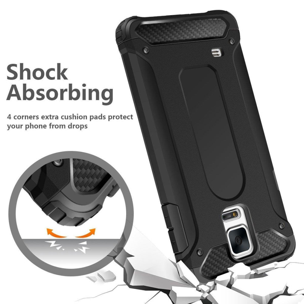 Futrola za Samsung Galaxy S5 G900, Techsuit, Hybrid Armor, Crna