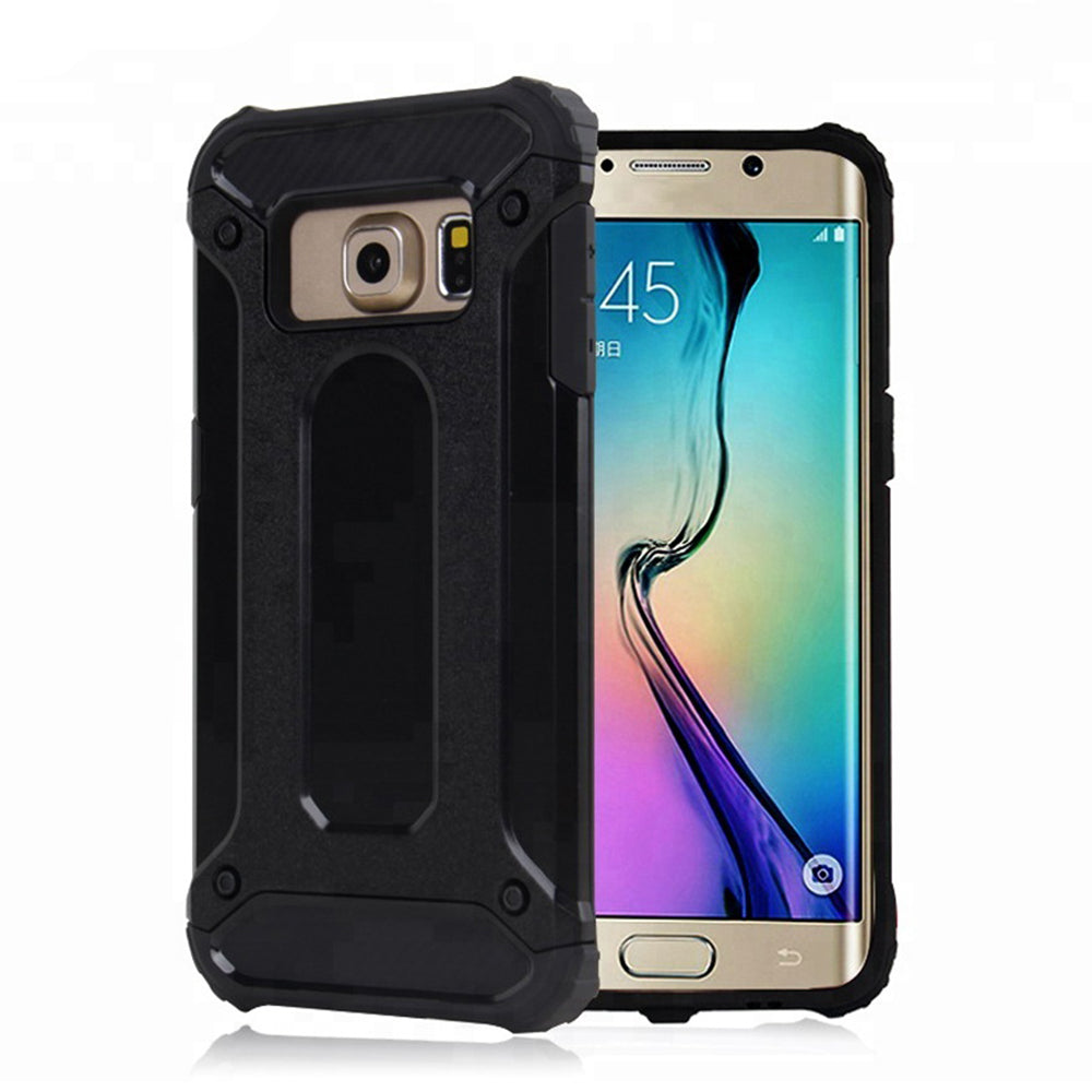 Futrola za Samsung Galaxy S6 G920, Techsuit, Hybrid Armor, Crna