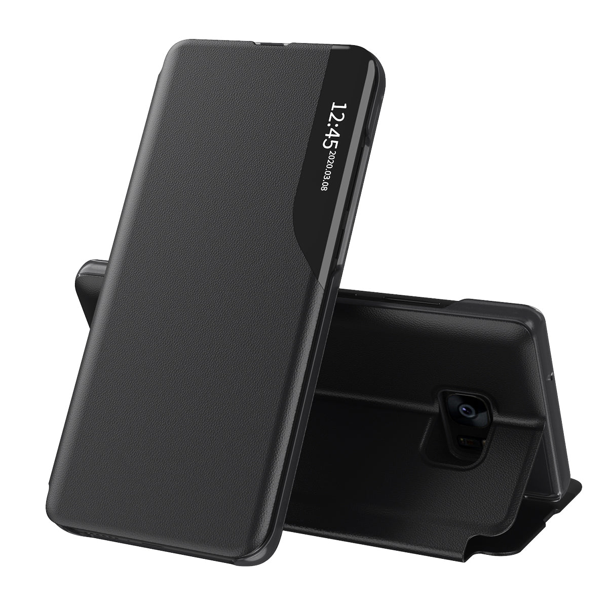 Futrola za Samsung Galaxy S7 edge G935, Techsuit, eFold, Crna