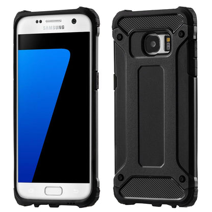 Futrola za Samsung Galaxy S7 G930, Techsuit, Hybrid Armor, Crna