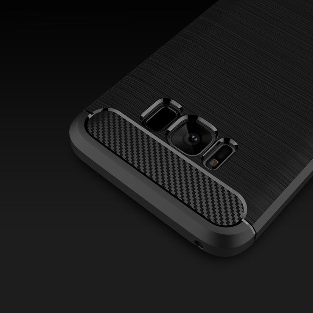 Futrola za Samsung Galaxy S8 G950, Techsuit, Karbon, Crna