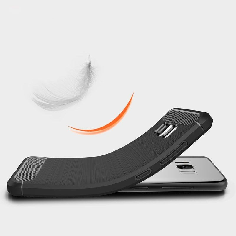 Futrola za Samsung Galaxy S8 G950, Techsuit, Karbon, Crna