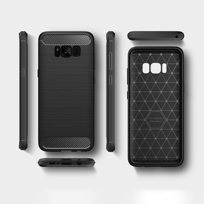 Futrola za Samsung Galaxy S8 G950, Techsuit, Karbon, Crna