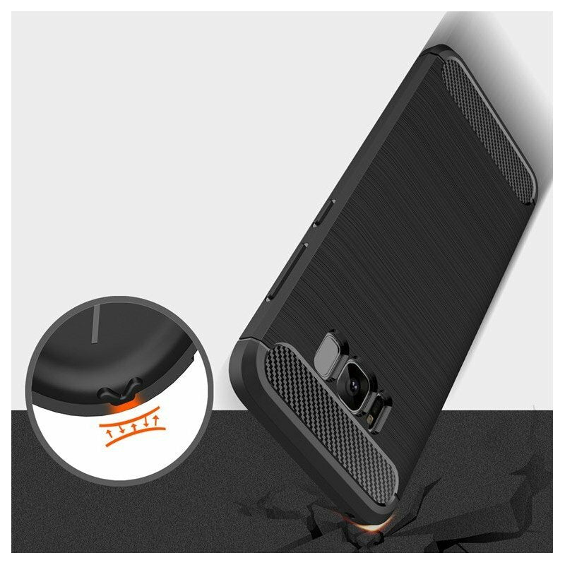 Futrola za Samsung Galaxy S8+ G955, Techsuit, Karbon, Crna