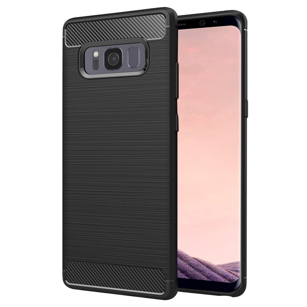 Futrola za Samsung Galaxy S8+ G955, Techsuit, Karbon, Crna
