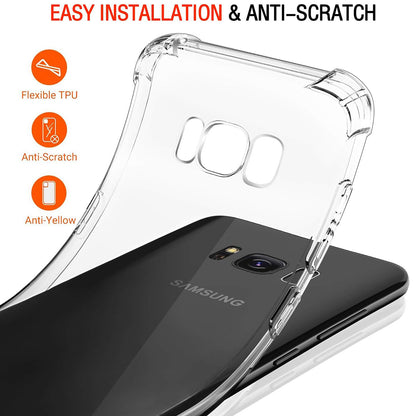 Futrola za Samsung Galaxy S8+ G955, Techsuit, Shockproof Clear, Providna