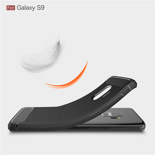 Futrola za Samsung Galaxy S9 G960, Techsuit, Karbon, Crna