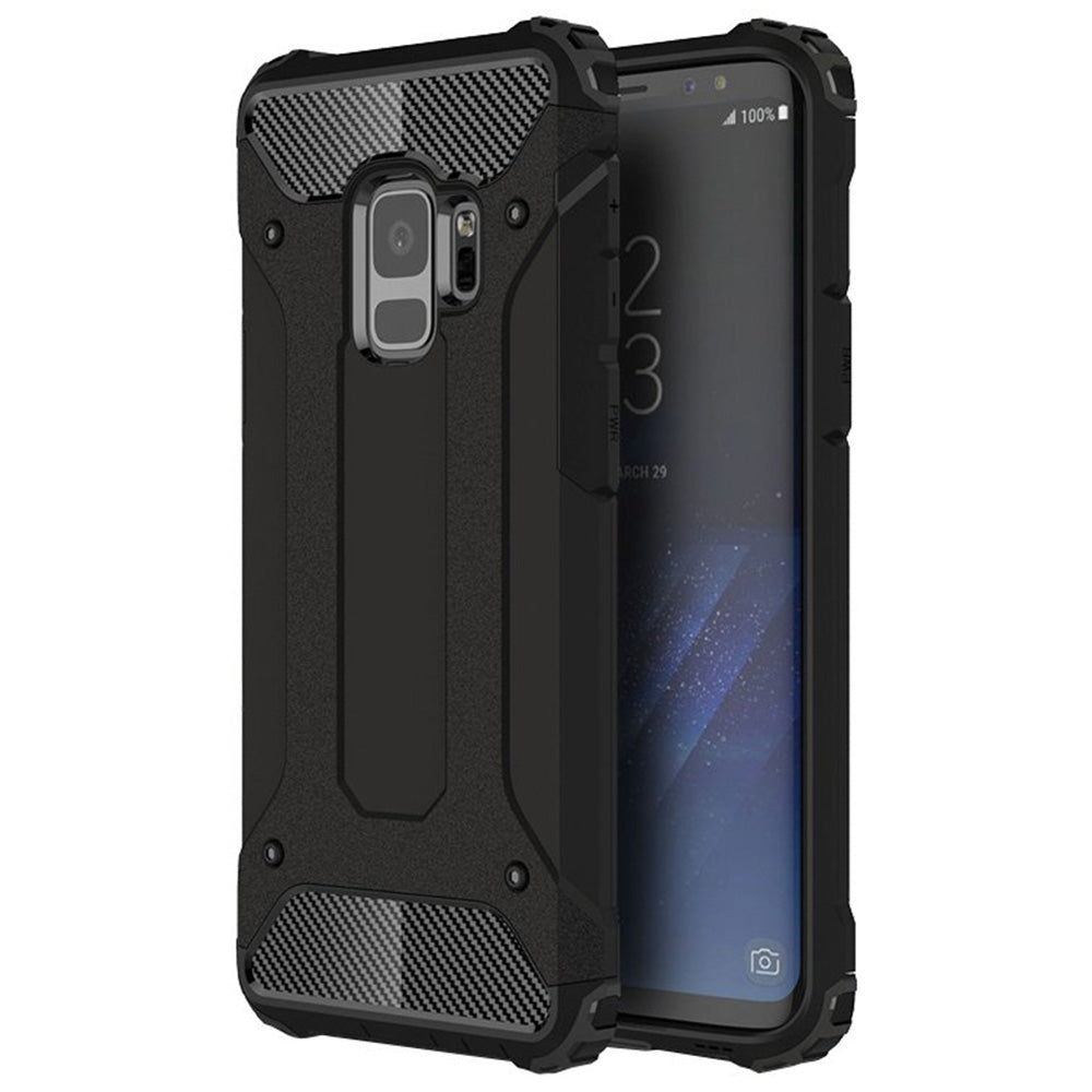 Futrola za Samsung Galaxy S9 G960, Techsuit, Hybrid Armor, Crna