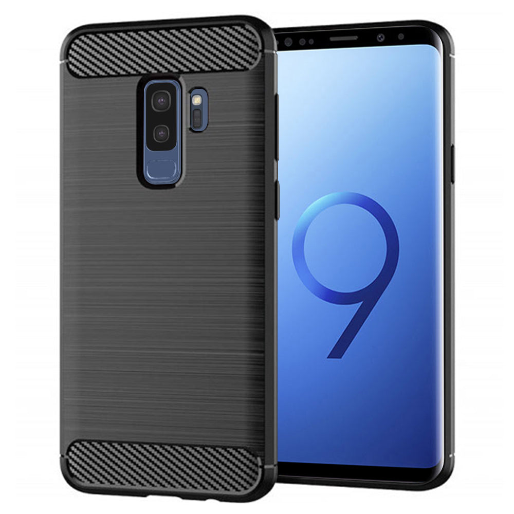 Futrola za Samsung Galaxy S9+ G965, Techsuit, Karbon, Crna